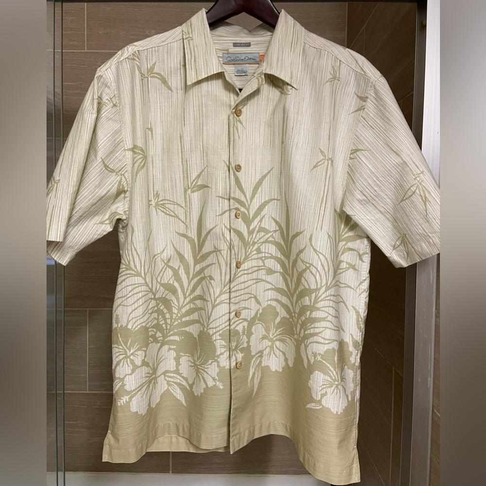 Quicksilver Edition Shirt Comfort Fit Hawaiian Men’s Large